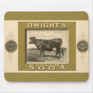 Vintage Product Label, Dwight's Bicarbonated Soda Mouse Pad