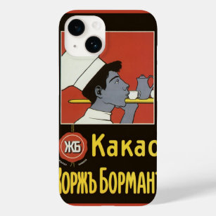 Vintage Product Label, Russian Hot Chocolate Kakao Case-Mate iPhone 14 Case