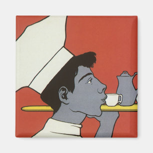 Vintage Product Label, Russian Hot Chocolate Kakao Magnet