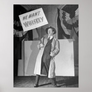 Vintage Prohibition Beer, Vintage 1930, Bar art Poster