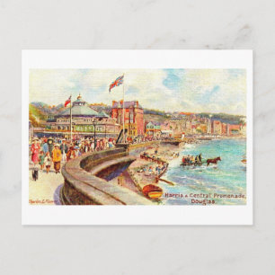 Vintage Promenade, Douglas, Isle of Man Postcard