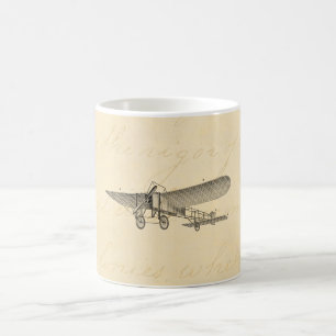 Vintage Propeller Aeroplane Retro Old Prop Plane Coffee Mug