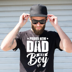 Vintage Proud New Dad – It's A Boy New Dad T-Shirt