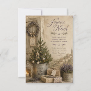 vintage provence french greeting card
