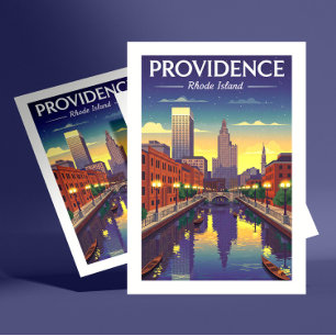 Vintage Providence Rhode Island Postcard