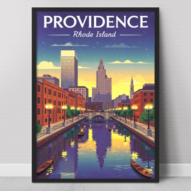 Vintage Providence Rhode Island Poster (Creator Uploaded)