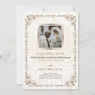 Vintage Psalm 23 Memorial Program