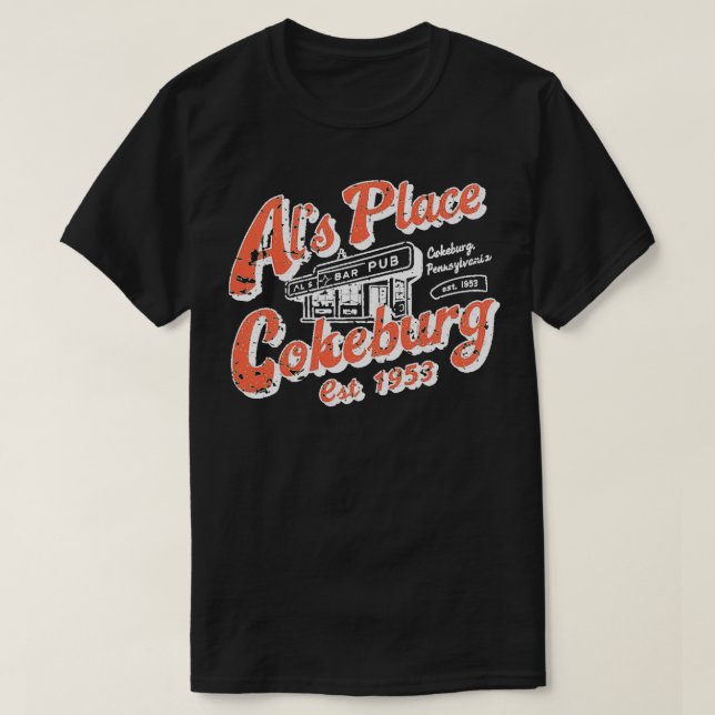 Vintage Pub Restaurant Retro Dinner Pennsylvania T-Shirt (Design Front)