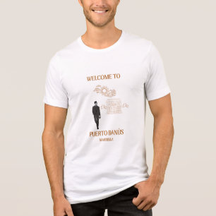 Vintage Puerto Banus Marbella Men's Luxury Resort Tri-Blend Shirt