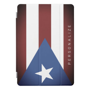 Vintage Puerto Rico flag custom 12.9 inch Apple iPad Pro Cover