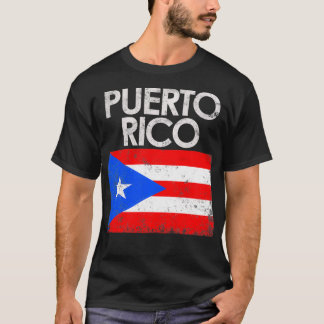 Vintage Puerto Rico Puerto Rican Flag Pride Gift  T-Shirt