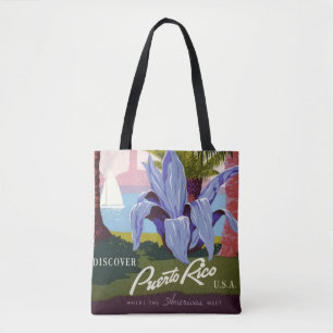Vintage Puerto Rico Tote Bag