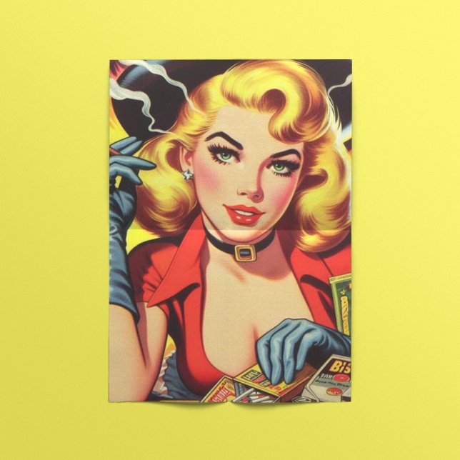 Vintage Pulp Country Girl Tissue Paper (Creator Uploaded)