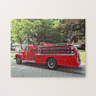 Vintage Pumper Fire Engine Jigsaw Puzzle