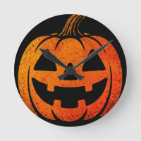 Vintage Pumpkin Accent Pillow – 90s Halloween