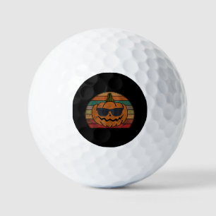 Vintage Pumpkin Face Costume Boys Girls Halloween Golf Balls