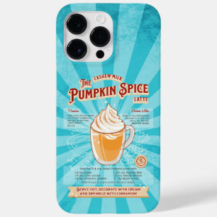 Vintage Pumpkin Spice Latte - Recipe Poster Case-Mate iPhone 14 Pro Max Case