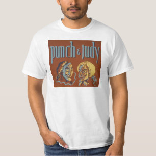 Vintage Punch and Judy Design T Shirt