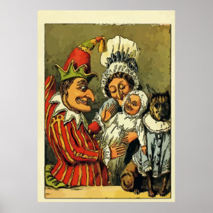 Vintage Punch and Judy Poster