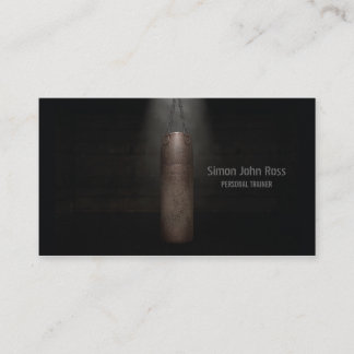Vintage Punching Bag Business Card
