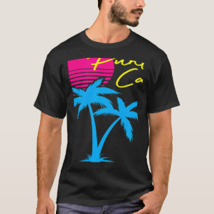 Vintage Punta Cana Retro Palm Tree Vacation Souven T-Shirt