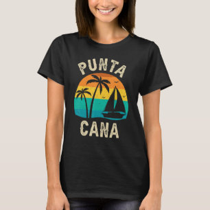 Vintage Punta Cana Sunset Matching Family Vacatio T-Shirt