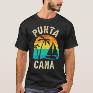 Vintage Punta Cana Sunset Matching Family Vacatio T-Shirt