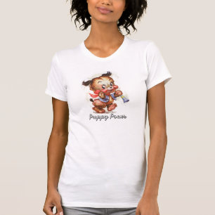 Vintage Puppy and Horn T-Shirt