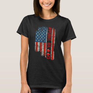 Vintage Pure Blood Movement #pureblood Freedom Usa T-Shirt