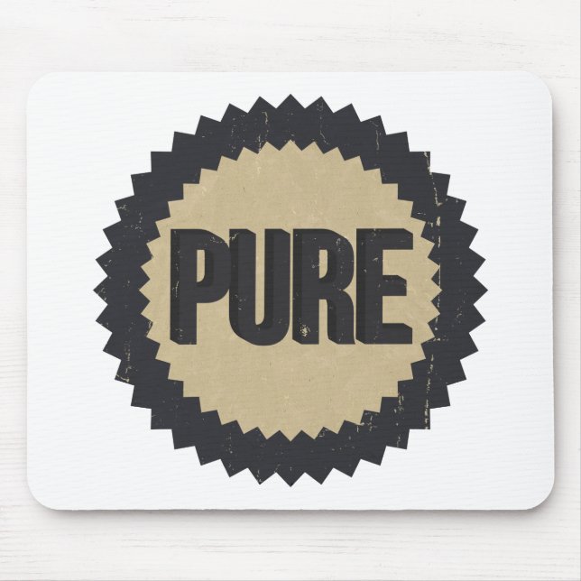 Vintage Pure sign Mouse Pad (Front)