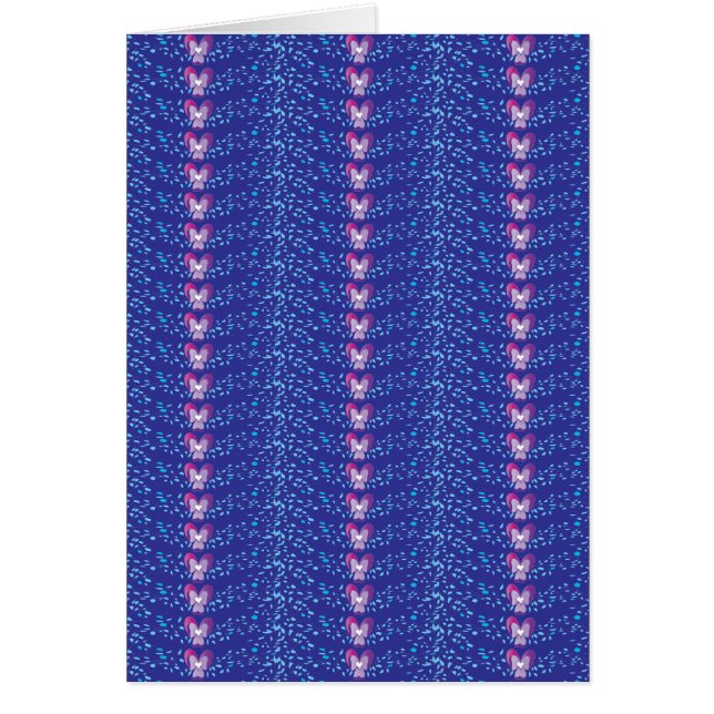 Vintage Purple Floral Violets wallpaper pattern (Front)
