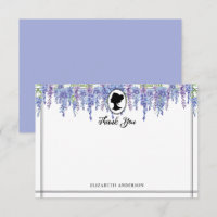 Vintage Purple Florals Regency Era Bridal Shower
