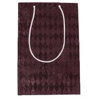 Vintage Purple Harlequin Pattern
