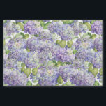 Vintage Purple Hydrangea Floral Pattern Tissue Paper<br><div class="desc">This floral tissue paper features romantic lavender and purple hydrangea flowers. Perfect for wedding gift wrap or for craft projects including decoupage. Designed by world renowned artist ©Tim Coffey.</div>