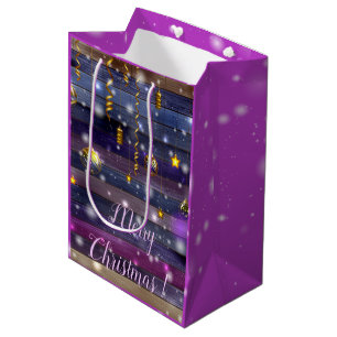 Vintage Purple Medium Gift Bag