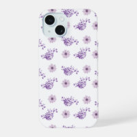 Vintage Purple Pink Flower Floral Boho