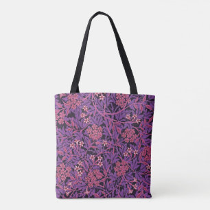 Vintage Purple Pink Jasmine by William Morris Tote Bag