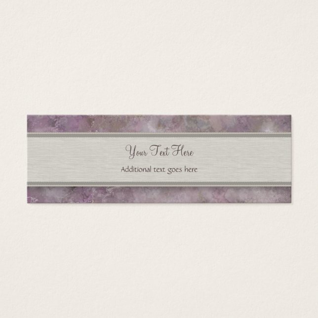 Vintage Purple Wisteria with Monogram (Front)