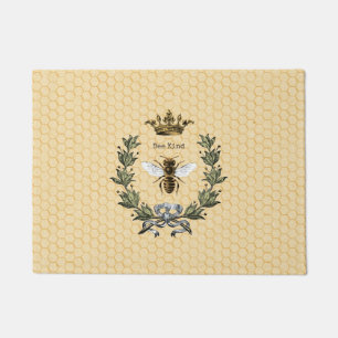 Vintage Queen Bee Kind Doormat