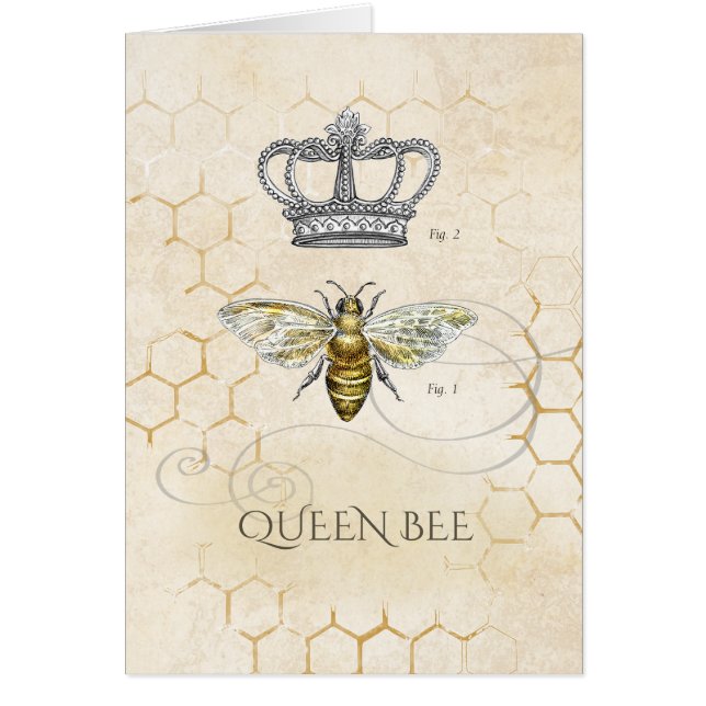 Vintage Queen Bee Royal Crown (Front)