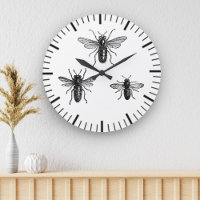 Vintage Queen Bee & Working Bees Illustration