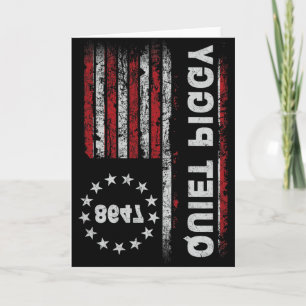 Vintage Quiet Piggy American Political Funny Trump Card