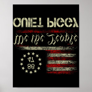 Vintage Quiet Piggy American Political Funny Trump Poster