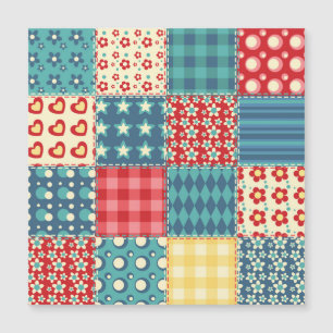 Vintage quilt: patchwork background pattern.