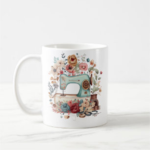 Vintage Quilting Yarn Graphic Seamstress Sewing Th Coffee Mug