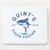 Vintage Quint's Shark Fishing 1975 Retro