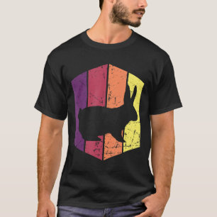 Vintage Rabbi Gift For Animal Lover Retro Rabbit T-Shirt