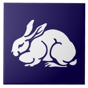 Vintage Rabbit Ceramic Tile
