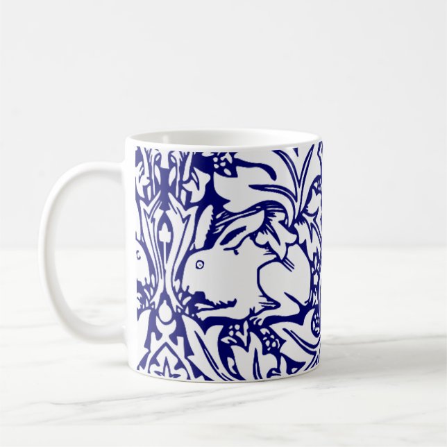 Vintage Rabbits Coffee Mug (Left)
