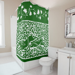 Vintage rabbits Shower Curtain